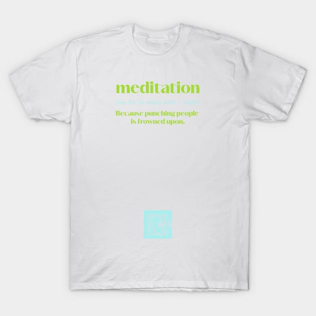 Meditation Punching VS Zen T-Shirt by AfricanAetherZa